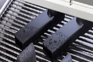 What is the air knife drying system?