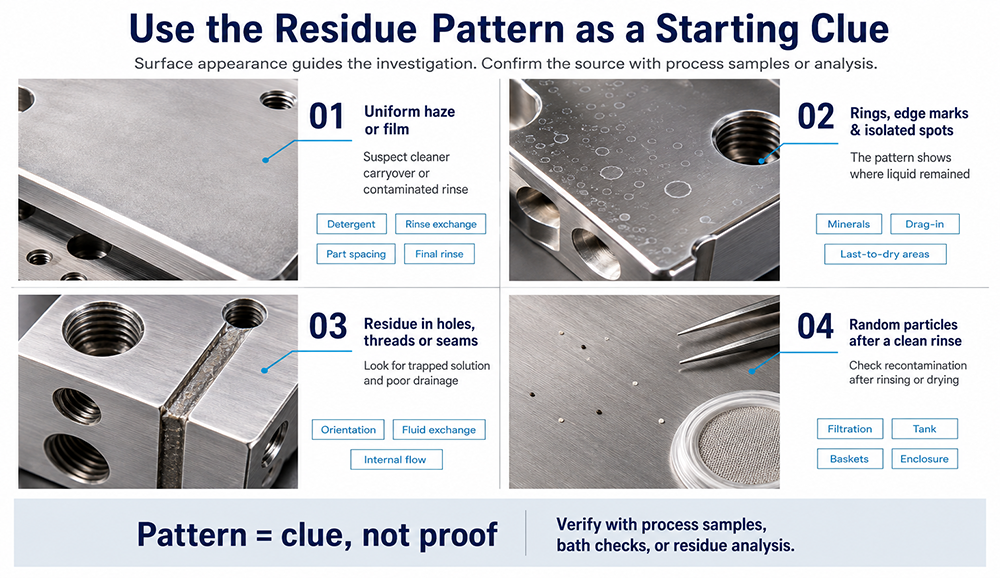 Use the Residue Pattern as a Starting Clue