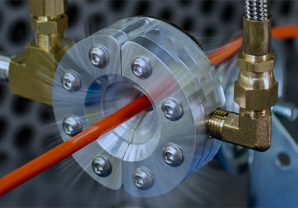 Ring Air Knife for Fiber Optic Cable Production: Drying Water and Residue After Processing