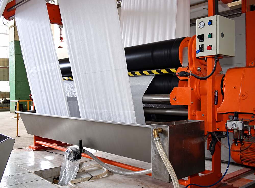 Air knife coating application